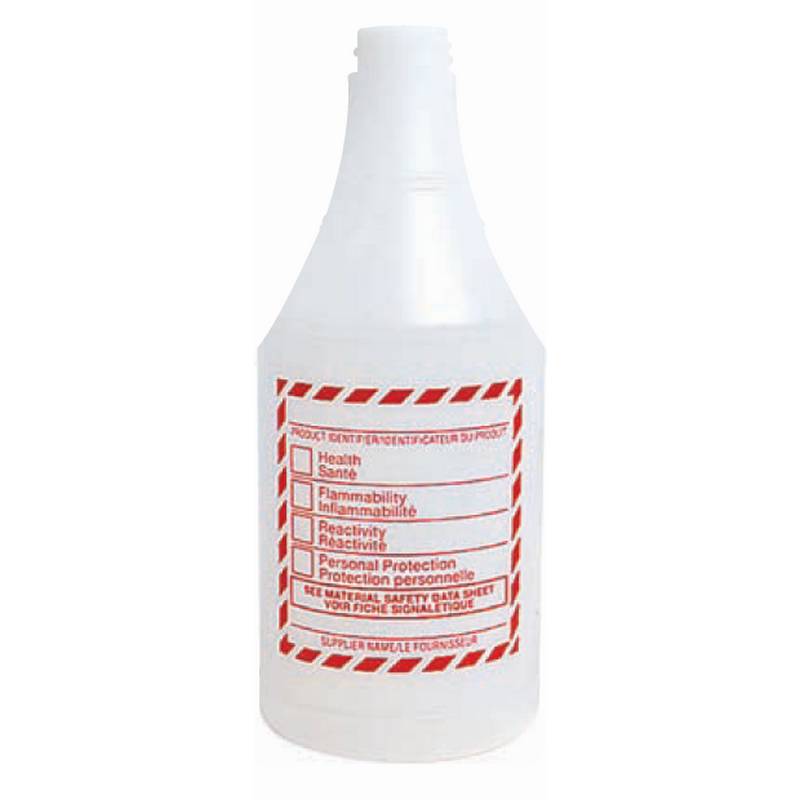 32oz Round Bottle with WHMIS Label